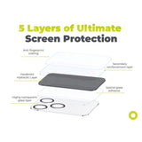 iPhone 18 Pro Mobile Origin Easy Lens Full Cover Kamerabeskyttelsesglass - Gjennomsiktig