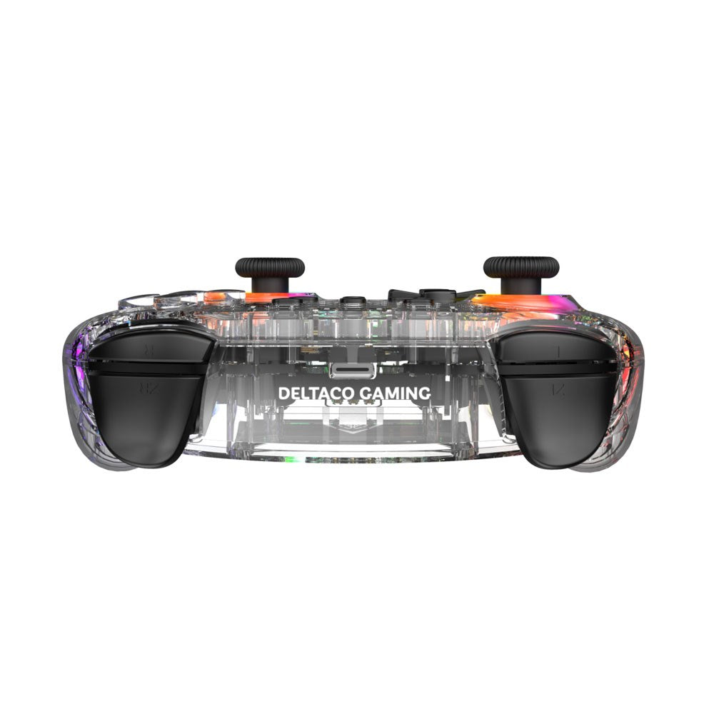 Deltaco Trådløs Gaming Controller til Nintendo Switch 2 - Gjennomeiktig