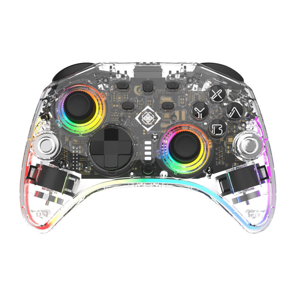 Deltaco Trådløs Gaming Controller til Nintendo Switch 2 - Gjennomeiktig