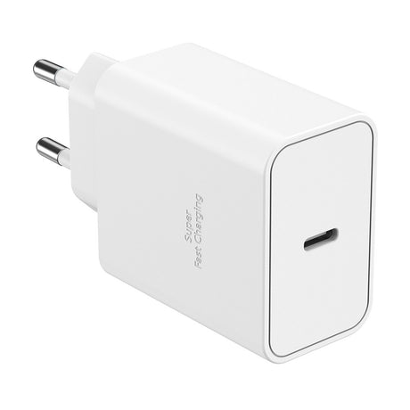 ËSSENTIALS by Upström PD 45W Resirkulert Plast Vegglader med USB-C - Hvit