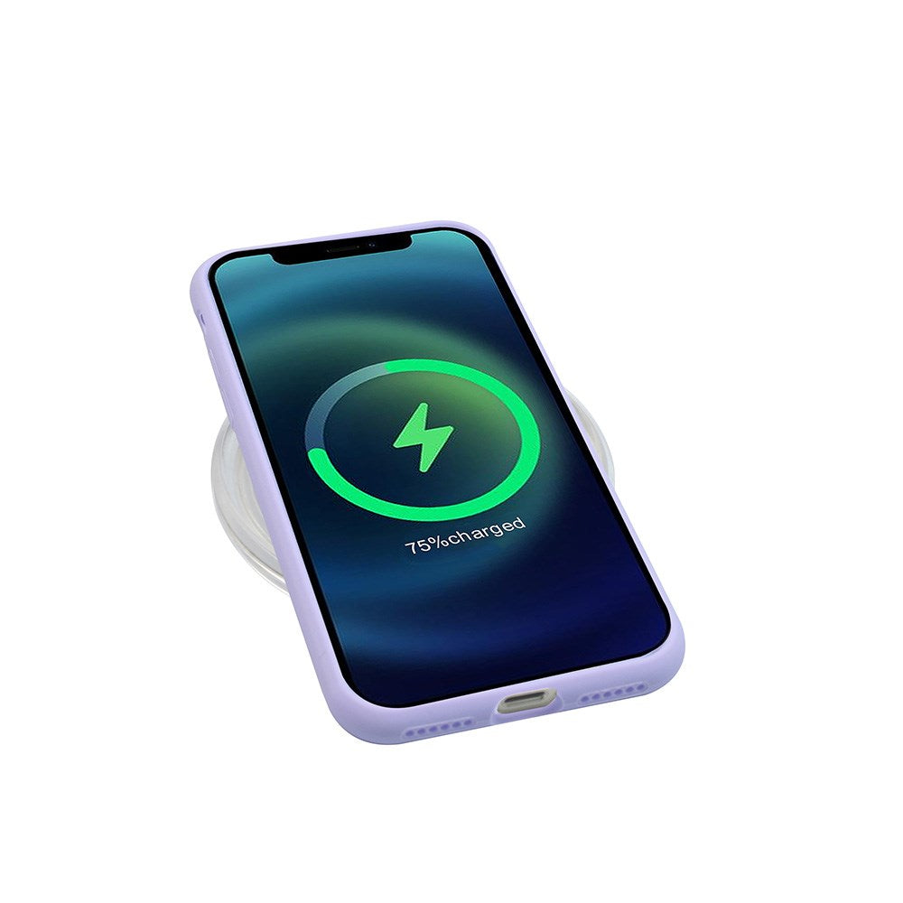 GreenMind iPhone X / XS Fôret Silikon Deksel - Lilla