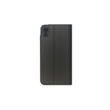 GreenMind iPhone XR Kunstskinn Flip Deksel m. Kortholder & Ståfunksjon - Svart