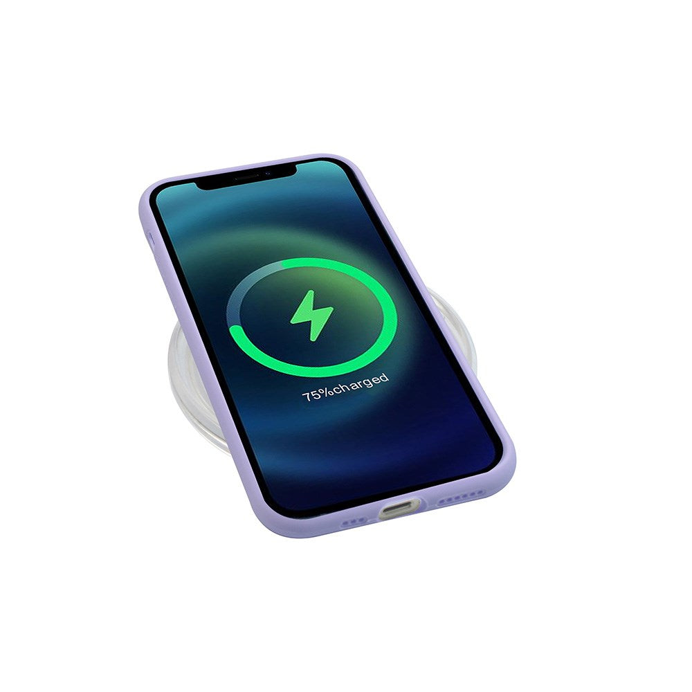 GreenMind iPhone 11 Fôret Silikon Deksel - Lilla