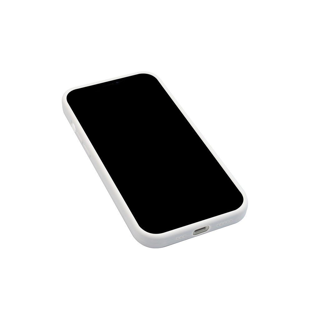 GreenMind iPhone 12 / 12 Pro Fôret Silikon Deksel - Hvit