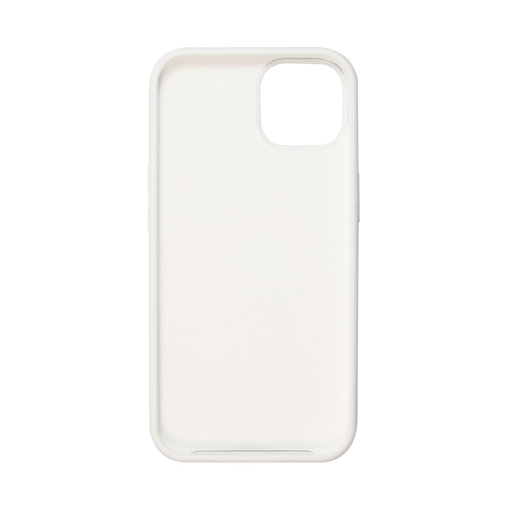 GreenMind iPhone 13 Fôret Silikon Deksel - Hvit