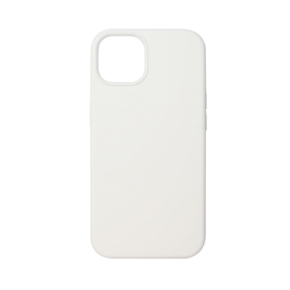 GreenMind iPhone 13 Mini Fôret Silikon Deksel - Hvit