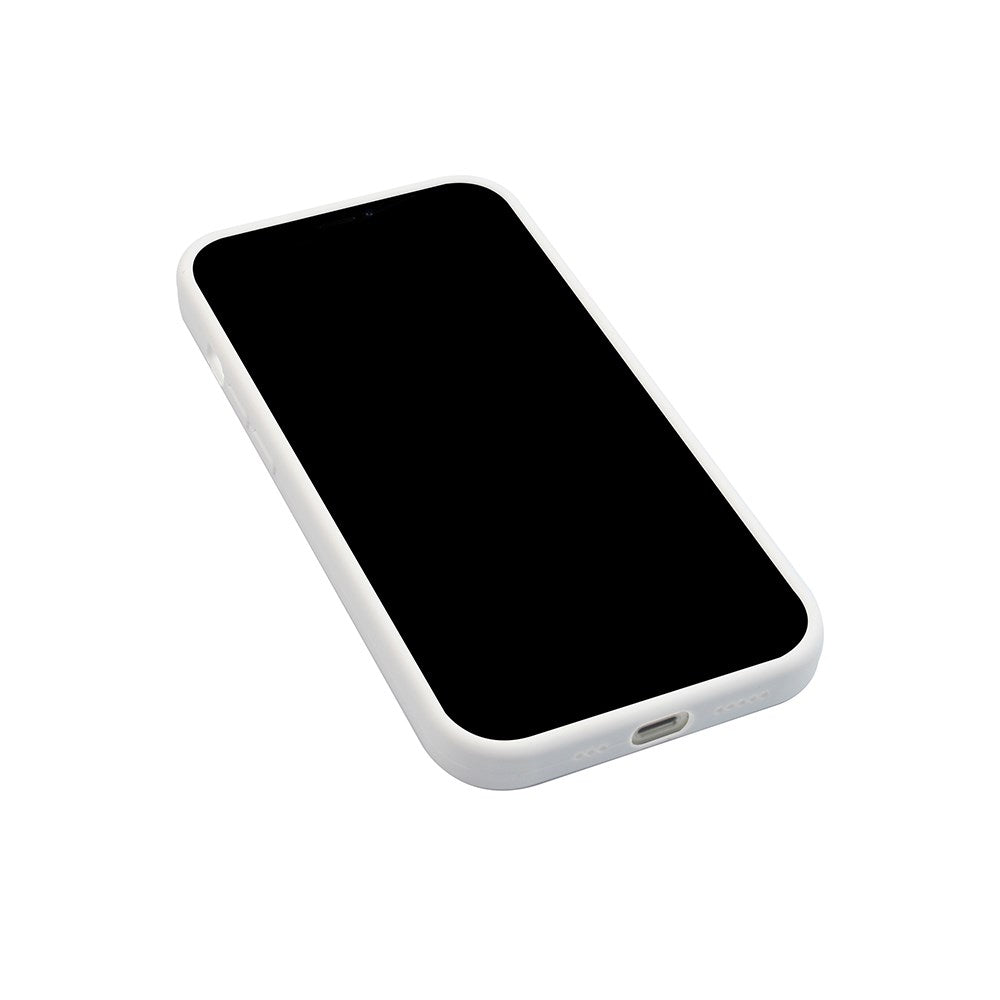 GreenMind iPhone 14 Fôret Silikon Deksel - Hvit