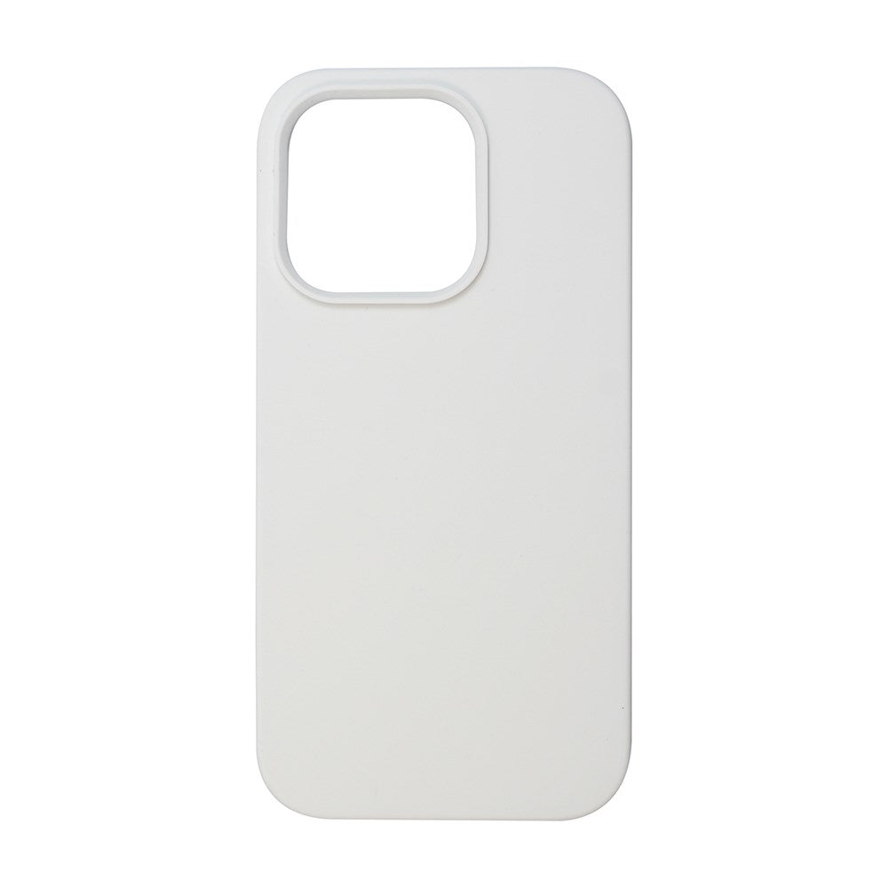 GreenMind iPhone 14 Pro Fôret Silikon Deksel - Hvit