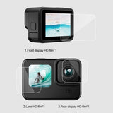 TELESIN GoPro Hero 9 / 10 / 11 / 12 Beskyttende Film - Gjennomsiktig