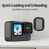 TELESIN CPL + ND8 / 16 / 32 Filter for Objektiv - GoPro Hero 9 / 10 / 11 / 12 / 11 Mini