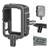 TELESIN Metal Cage til GoPro Hero 9 / 10 / 11 / 12 / 13 - Grå