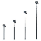 TELESIN Teleskopisk Selfiestang for Actionkamera - 2,7m - Svart