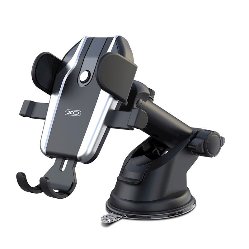 XO C77 Sugekopp Mobiltelefonholder for Bil - Dashbord - Svart