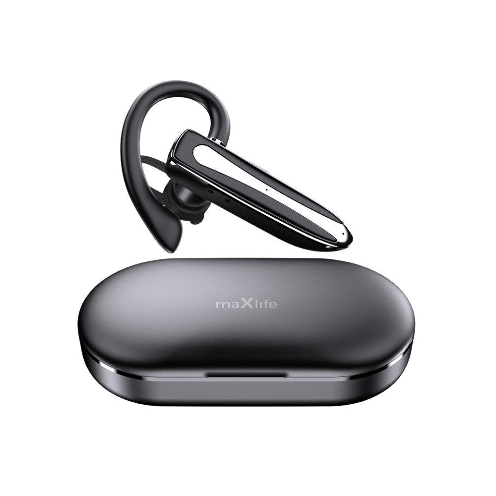 Maxlife MXBH-01 Bluetooth Hodesett med Ladeetui - Svart