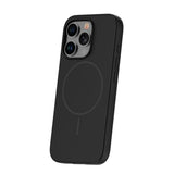 iPhone 15 Pro Silicone Thin Deksel - MagSafe Kompatibel - Svart