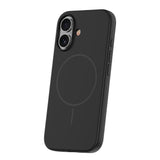 iPhone 16 Silicone Thin Deksel - MagSafe Kompatibel - Svart
