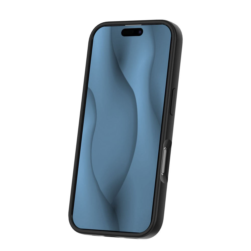 iPhone 16 Silicone Thin Deksel - MagSafe Kompatibel - Svart
