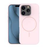 iPhone 15 Pro Silicone Thin Deksel - MagSafe Kompatibel - Rosa