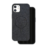 iPhone 12/12 Pro Glitter Thin Deksel - MagSafe Kompatibel - Svart