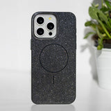 iPhone 13 Glitter Thin Deksel - MagSafe Kompatibel - Svart