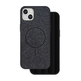 iPhone 14 Glitter Thin Deksel - MagSafe Kompatibel - Svart