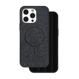 iPhone 14 Pro Glitter Thin Deksel - MagSafe Kompatibel - Svart