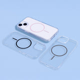 iPhone 17 TFO Anti-Shock Thin Deksel - MagSafe Kompatibel - Gjennomsiktig / Rosa