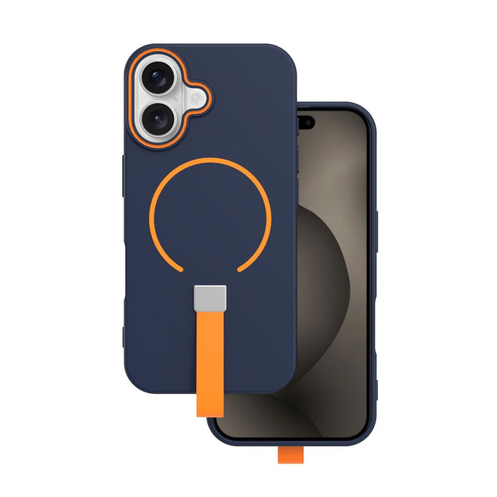 iPhone 16 Pro TFO Loop Thin Deksel - MagSafe Kompatibel - Mørkeblå
