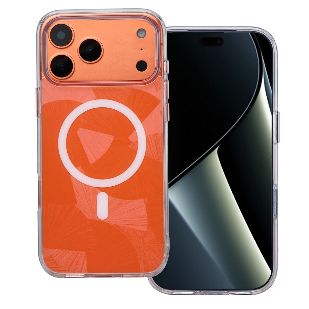 iPhone 17 Pro TFO Flash Deksel - MagSafe Kompatibel - Oransje