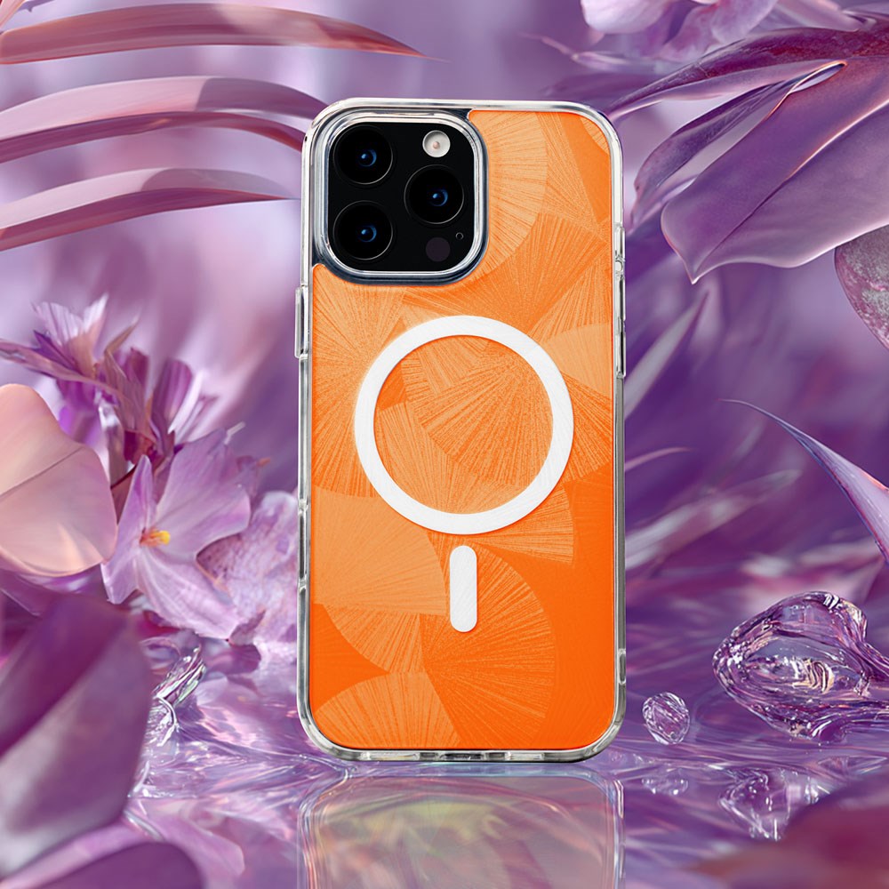 iPhone 17 Pro TFO Flash Deksel - MagSafe Kompatibel - Oransje