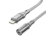 BWOO Lightning til 3,5 mm Jack Adapter – Grå