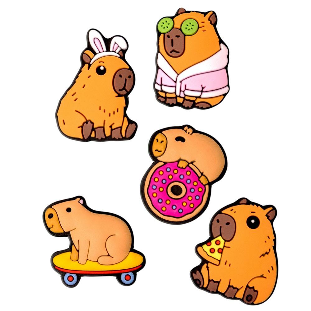 TFO 3D Klistremerker – 5 stk – Capybara