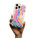 iPhone 16 Pro Max TFO DIY Snake Silikon Deksel - Beige