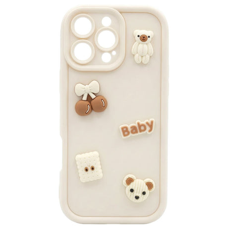 Samsung Galaxy A37 TFO Ultra Trendy 3D Deksel - Beige Bear