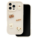 Samsung Galaxy S26 Ultra TFO Ultra Trendy 3D Deksel - Beige Bear