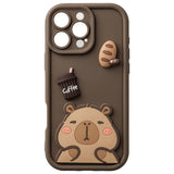Samsung Galaxy S25 TFO Ultra Trendy 3D Deksel - Brown Capybara
