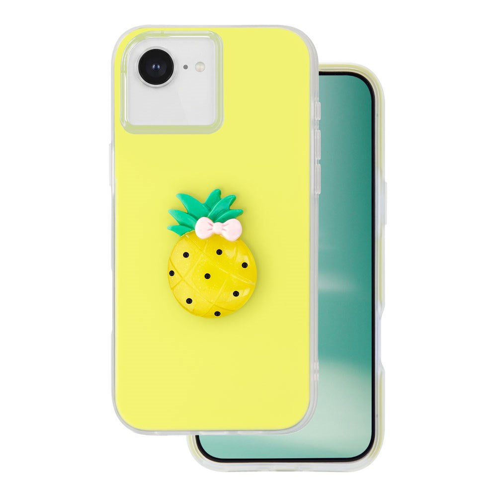 iPhone 17e / 16e TFO 3D Frukt Deksel – Ananas