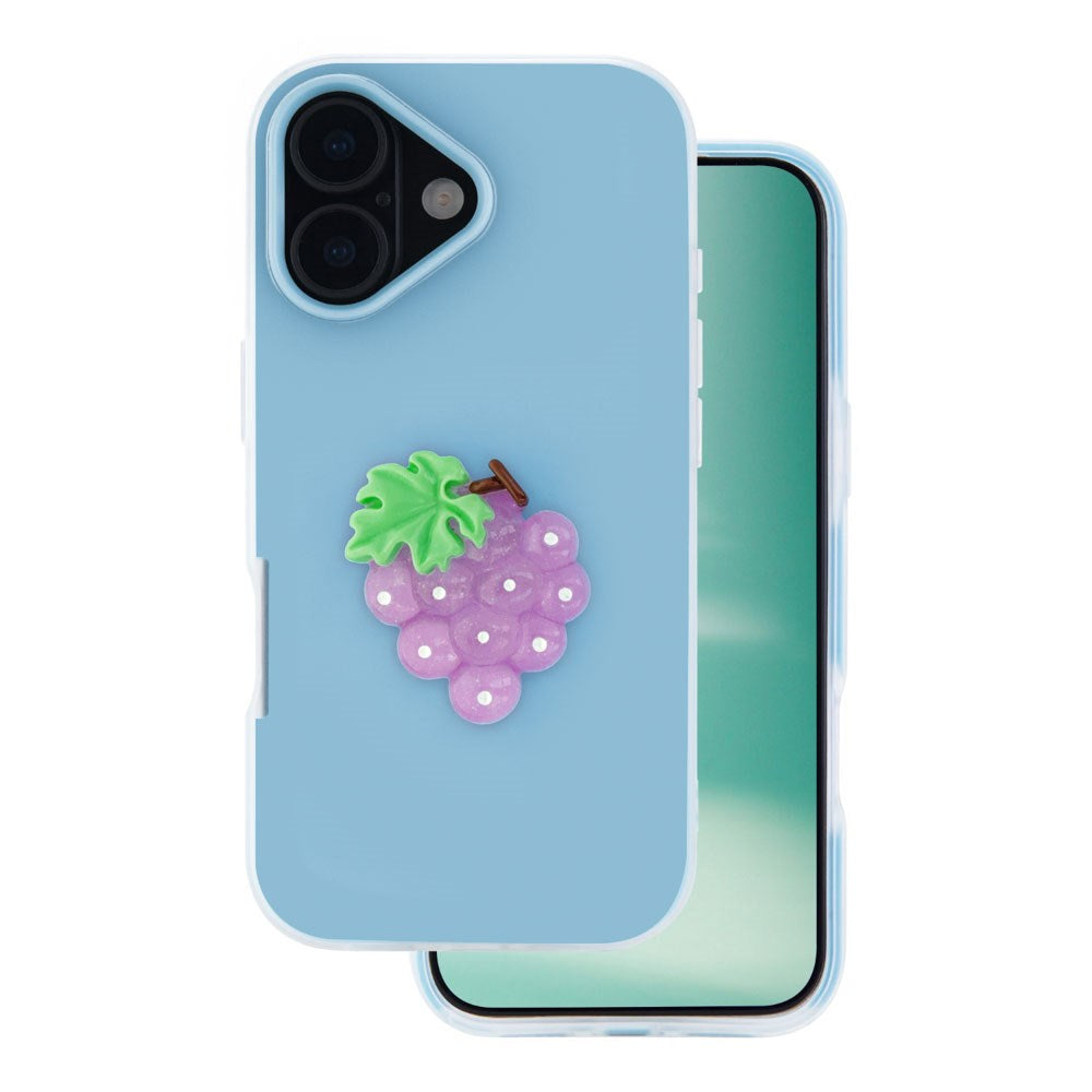 iPhone 17 TFO 3D Frukt Deksel – Druer
