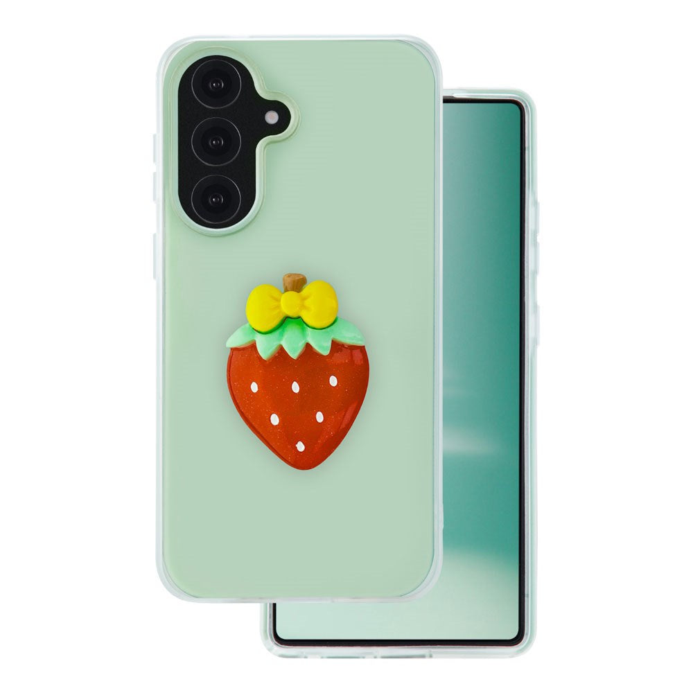 Samsung Galaxy A57 TFO 3D Frukt Deksel – Jordbær