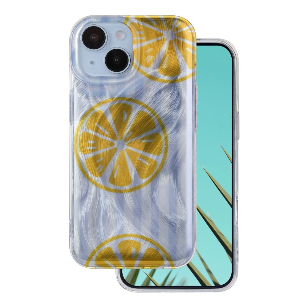iPhone 14 TFO Ultra Trendy Sommer Deksel - Lemon