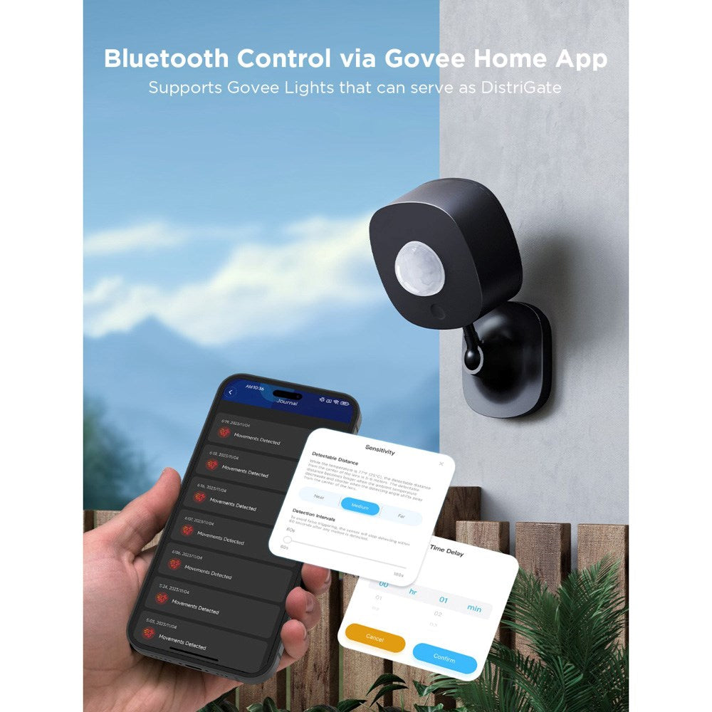 Govee Outdoor Motion Sensor - Svart