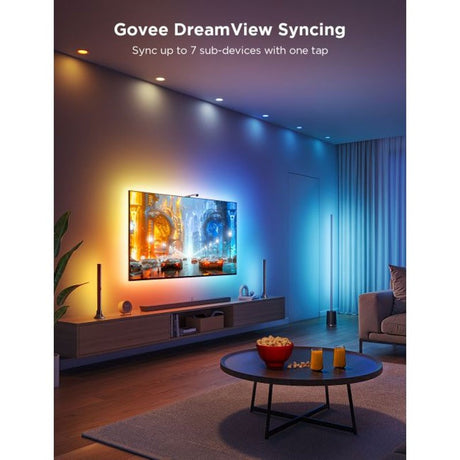 Govee TV BackLight 3 Lite Kit med Strip Light og Light Bars - 55 - 65" - Svart