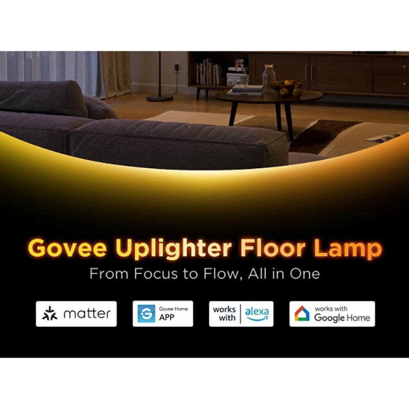Govee Uplighter Floor Lamp - Svart