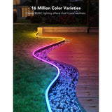 Govee Outdoor Neon Rope Light - 10m - Svart
