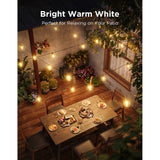 Govee Outdoor Clear Bulb String Lights - Værbestandige Lyslenker