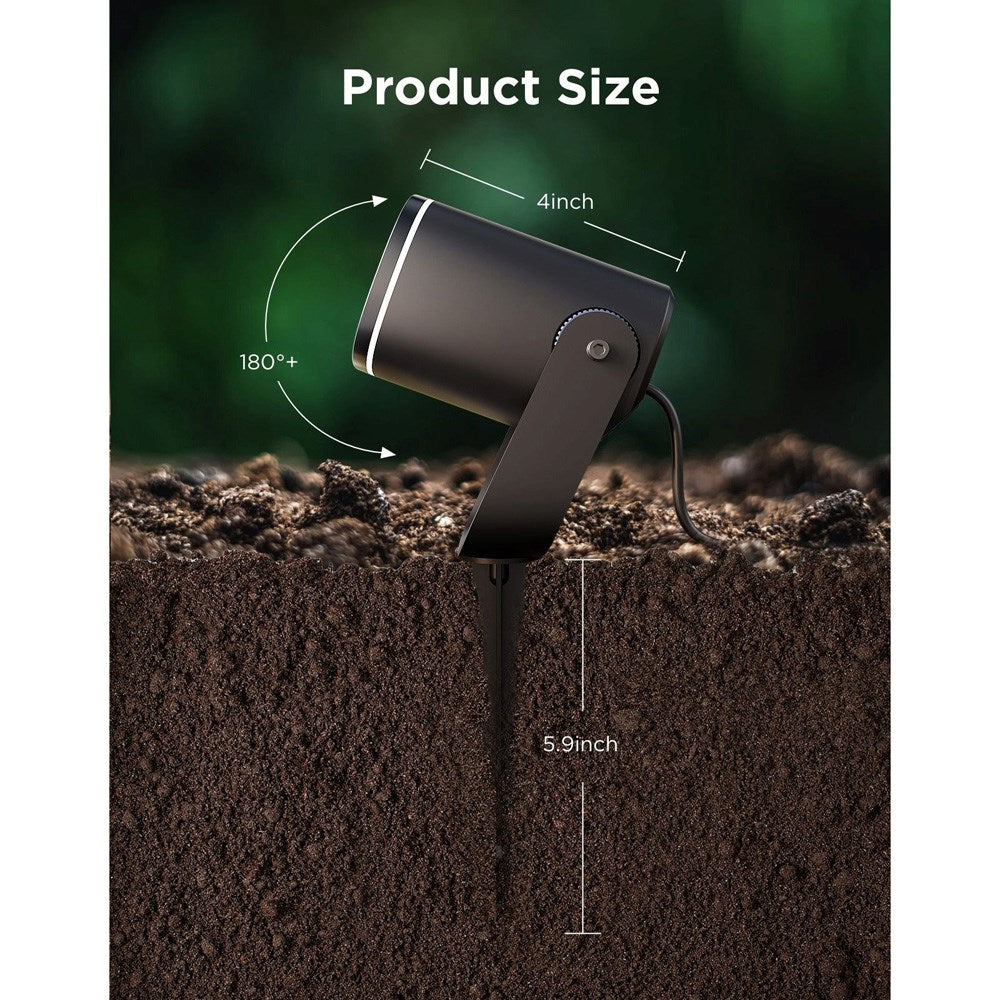 Govee Outdoor Spotlights - 2 stk. - med Multimontering - Svart