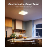 Govee Square Smart Ceiling Light - 12" - Hvit