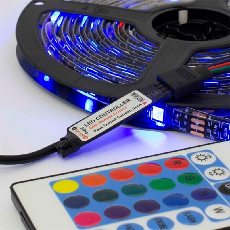 White Shark HELIOS Gaming LED-Lysstripe - 3m - Svart