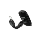 Vanntett Roterende Mobilholder for Motorsykkelstyre - Størrelse 14.5 x 7.5 cm - Svart