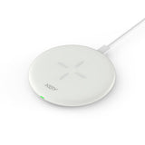 Key 10W trådløs Qi-lader - Hvit